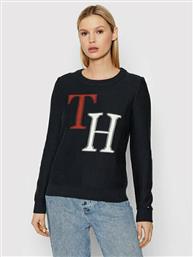 Tommy Hilfiger Μακρυμάνικο Γυναικείο Βαμβακερό Πουλόβερ Desert Sky από το Maroudas