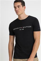 Tommy Hilfiger MW0MW11465 Ανδρικό T-shirt Μαύρο με Λογότυπο από το Asos