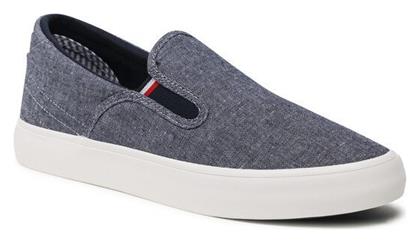 Tommy Hilfiger Πάνινα Γυναικεία Slip-On Μπλε