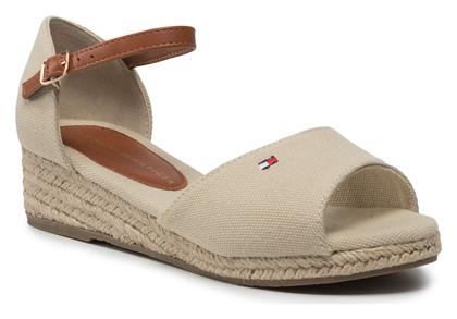 Παιδικά Πέδιλα Rope Wedge Μπεζ Tommy Hilfiger