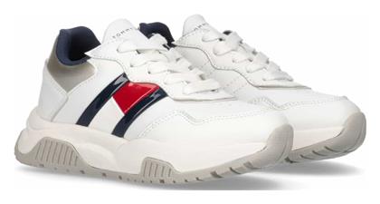 Παιδικά Sneakers Lace Up για Κορίτσι Λευκά Tommy Hilfiger