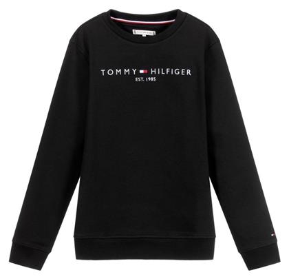 Παιδικό Φούτερ Μαύρο Essential Tommy Hilfiger