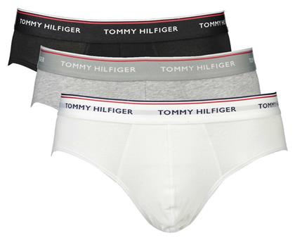 Premuim Essentials Ανδρικά Σλιπ Black / Heather Grey / White Μονόχρωμα 3Pack Tommy Hilfiger