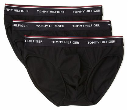 Tommy Hilfiger Premuim Essentials Ανδρικά Σλιπ Μαύρα Μονόχρωμα 3Pack από το Modivo