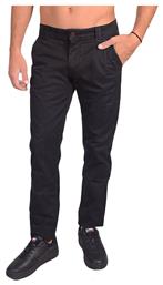 Scanton Ανδρικό Παντελόνι Chino σε Slim Εφαρμογή Μαύρο Tommy Hilfiger
