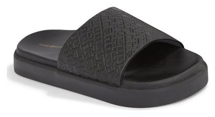 Slides με Πλατφόρμα σε Μαύρο Χρώμα Tommy Hilfiger