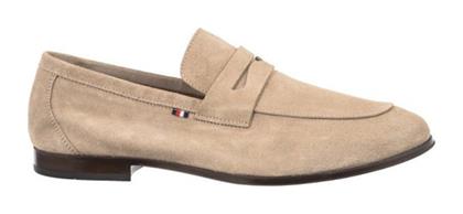 Suede Ανδρικά Loafers σε Μπεζ Χρώμα Tommy Hilfiger