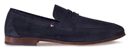 Suede Ανδρικά Μοκασίνια σε Μπλε Χρώμα Tommy Hilfiger