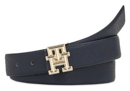 Th Logo Γυναικεία Ζώνη Navy Μπλε Tommy Hilfiger