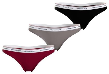 Βαμβακερά Γυναικεία String 3Pack Tommy Hilfiger