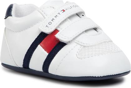 Tommy Hilfiger Βρεφικά Sneakers Αγκαλιάς Λευκά από το Epapoutsia