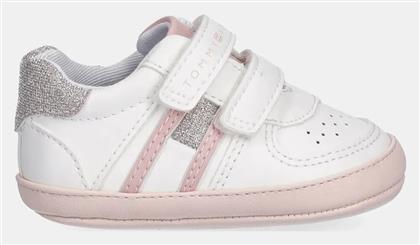 Βρεφικά Sneakers Αγκαλιάς Λευκά Tommy Hilfiger