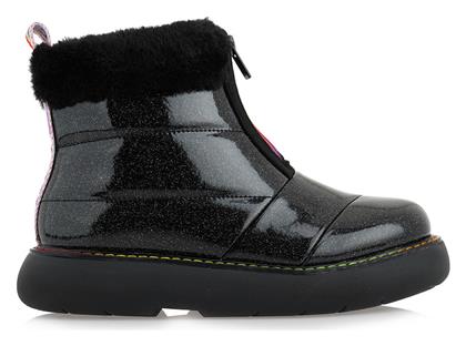 Alpargata Mallow Κοντές Γυναικείες Γαλότσες με Γούνα Μαύρες Toms