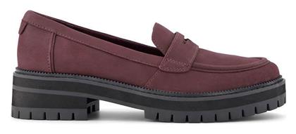 Δερμάτινα Γυναικεία Loafers σε Μωβ Χρώμα Toms