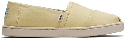 Παιδικές Εσπαντρίγιες Slip-On Κίτρινες Alpargata Toms