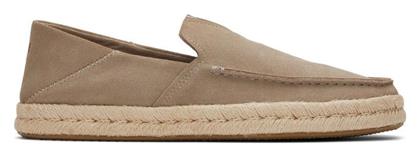 Suede Ανδρικές Εσπαντρίγιες σε Μπεζ Χρώμα Toms