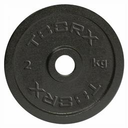 Δίσκος Μεταλλικός 1 x 2kg Φ25mm Toorx