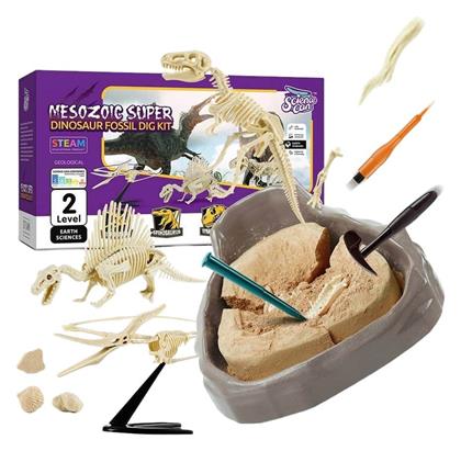 Super Dinosaur Fossil Dig Kit για 3+ Ετών Top Bright