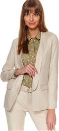 Top Secret Μπεζ Γυναικείο Σακάκι SZK0647BE από το Style Icon Boutique