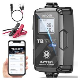 TB6000Pro Φορτιστής & Συντηρητής Μπαταρίας 6/12V Topdon
