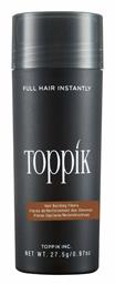 Ίνες Κάλυψης Αραίωσης Μαλλιών με Κερατίνη Hair Building Fibers Economy Auburn 27.5gr Toppik