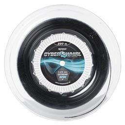 Cyber Whirl Black Tennis String (220m) (1.24mm) Topspin