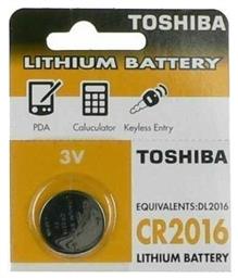 Μπαταρία Λιθίου Ρολογιών CR2016 3V 1τμχ Toshiba