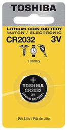 Μπαταρία Λιθίου Ρολογιών CR2032 3V 1τμχ Toshiba