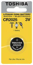 CP-1 Μπαταρία Λιθίου Ρολογιών CR2025 3V 1τμχ Toshiba