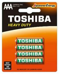 Heavy Duty Μπαταρίες Zinc AAA 4τμχ Toshiba