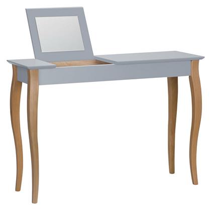 Τουαλέτα Κρεβατοκάμαρας Lillo Dark Grey με Καθρέπτη 105x35x74cm