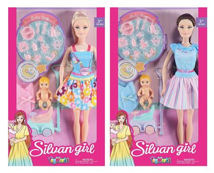 Κούκλα Μωράκι & Mini Όχημα ToyMarkt