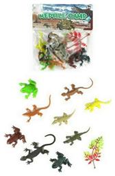 Παιχνίδι Μινιατούρα Μικρό Σετ με 8 Ερπετά για 3+ Ετών ToyMarkt