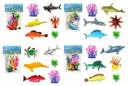 Παιχνίδι Παραλίας Ζώα της Θάλασσας 13x24cm ToyMarkt