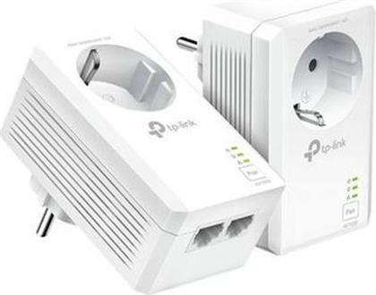 TP-LINK TL-PA7027P KIT v1 Powerline Διπλό για Ενσύρματη Σύνδεση με Passthrough Πρίζα και 2 Θύρες Gigabit Ethernet από το Public