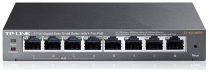 TP-LINK TL-SG108PE v1 Unmanaged L2 PoE Switch με 8 Θύρες Gigabit (1Gbps) Ethernet - TP LINK