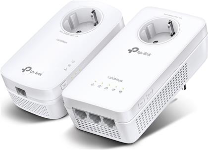 TP-LINK TL-WPA8631P KIT v3 Powerline Διπλό για Ασύρματη Σύνδεση Wi‑Fi 5 με Passthrough Πρίζα και 3 Θύρες Gigabit Ethernet από το e-shop