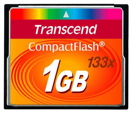 133x CompactFlash Card 1GB Transcend