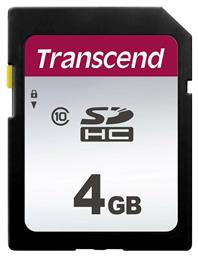 300s SDHC 4GB Class 10 Transcend