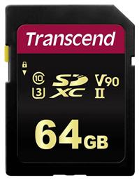 700S SDXC 64GB Class 10 U3 V90 UHS-II Transcend