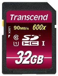 Ultimate 600x SDHC 32GB Class 10 U1 UHS-I Transcend