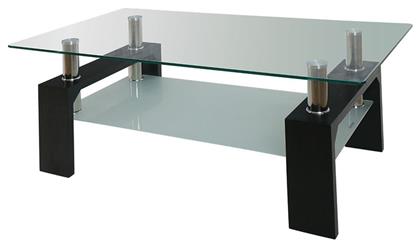 Τραπεζάκι Σαλονιού Cameron Μ110xΠ60xΥ45εκ. Διάφανο - Woodwell
