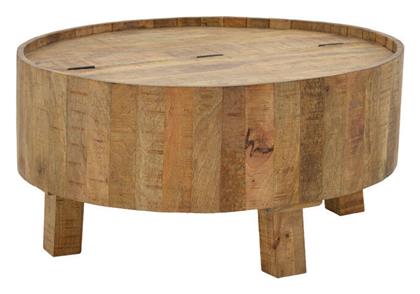 Τραπεζάκι Σαλονιού Darian 90x90x45cm Καρυδί - Pakketo