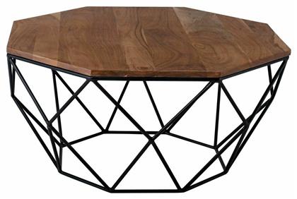 Τραπεζάκι Σαλονιού Glen Μ82xΠ82xΥ40εκ. Woodwell