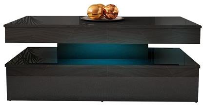 Τραπεζάκι Σαλονιού Glossa 2D Μ120xΠ55xΥ49.6εκ. Polihome