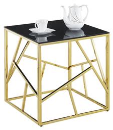 Τραπεζάκι Σαλονιού Jana Μ55xΠ55xΥ55εκ. Μαύρο - HomeMarkt