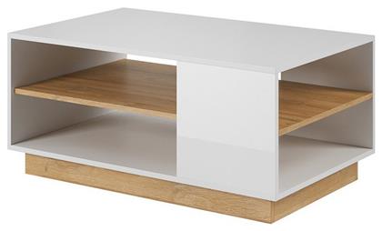 Τραπεζάκι Σαλονιού Μ100xΠ60xΥ45.5εκ. Λευκό - LH Home Furniture