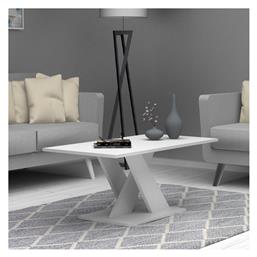 Τραπεζάκι Σαλονιού Marcello 110x55x47cm Λευκό - Megapap