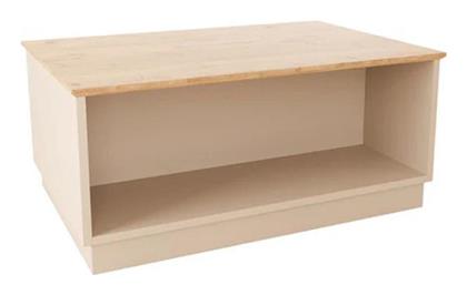 Τραπεζάκι Σαλονιού Monik 90x56x40cm Γκρι - Pakketo