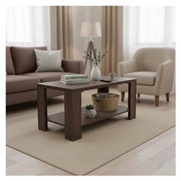 Τραπεζάκι Σαλονιού Votalo 90x50x45cm Καρυδί Απόχρωση - Pakketo